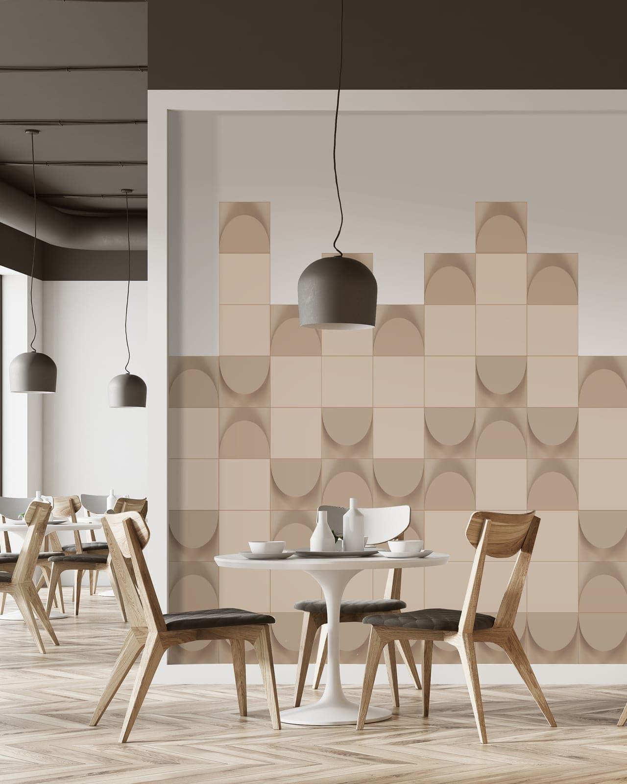 Arch og Square satt sammen på samme vegg